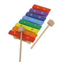 Xilofone musical de brinquedo musical de madeira